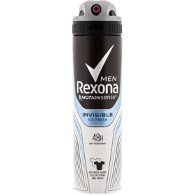 Deodorant spray pentru bărbați Rexona Men Invisible Ice Fresh - 150ml