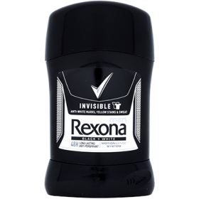 Deodorant stick pentru bărbați Rexona Invisible Black+White - 50ml