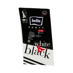 Absorbante intime Bella Panty Black & White - 40buc