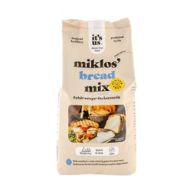 Amestec de făină fără gluten Miklos' bread mix It's us - 1kg