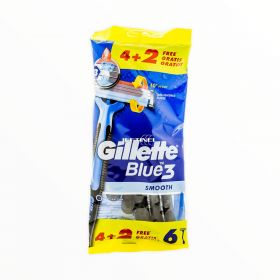 Aparat de ras Gillette Blue3 Smooth - 6buc