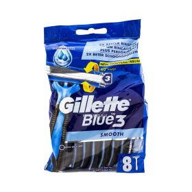 Aparat de ras Gillette Blue3 Smooth - 8buc