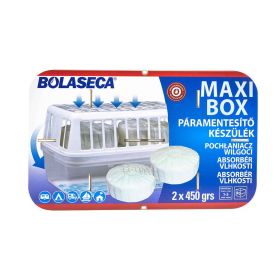 Aparat dezumidificator Bolaseca Maxi Box cu 2 rezerve - 2x450gr