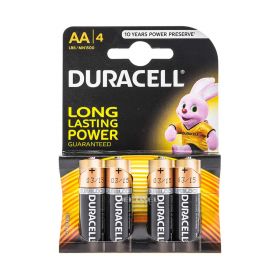 Baterii Duracell Alkaline AA LR6 - 4buc