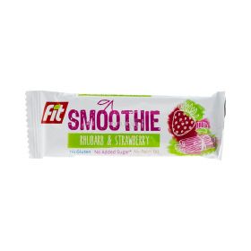 Baton de cereale Fit Smoothie Rhubarb & Strawberry - 32gr