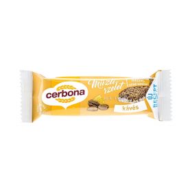 Baton de cereale musli cu cafea și ciocolată albă Cerbona - 20gr