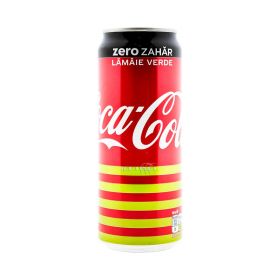 Băutură răcoritoare Coca Cola Zero Lime - 330ml