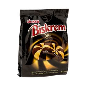 Biscuiți Biskrem Duo cu cremă de cacao - 150gr