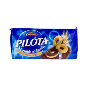 Biscuiți cu vanilie învelit cu ciocolată Győri Pilóta - 300gr