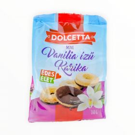 Biscuiți Mini Cercuri de vanilie Dolcetta - 160gr