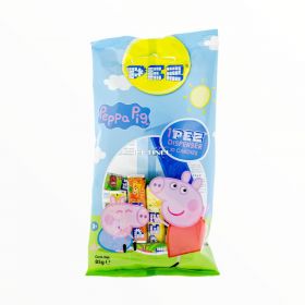 Bomboane cu aromă de fructe Pez Peppa Pig / Hello Kitty - 10x8.5gr