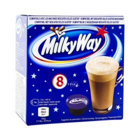 Capsule Milky Way ciocolată caldă compatibil Nescafe Dolce - 8buc