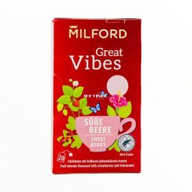 Ceai de fructe Milford Great Vibes Sweet Berry - 20x2gr