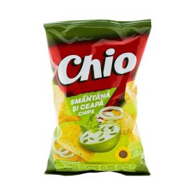 Chio Chips cu aromă de smântână și ceapă - 60gr