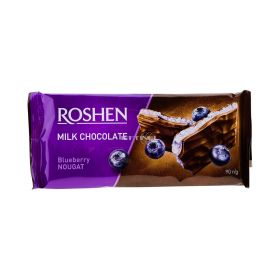 Ciocolată de lapte cu coacăze Roshen - 90gr