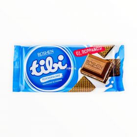 Ciocolată de lapte cu napolitane Tibi - 90gr