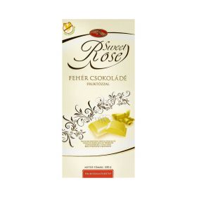 Ciocolată dietetică albă Sweet Rose - 100gr
