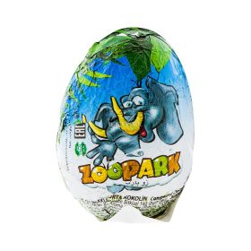 Ciocolată Ouă cu Surpriză Zoopark - 30gr