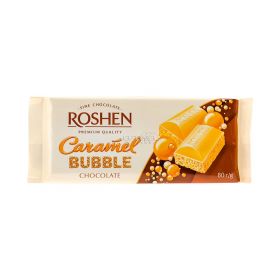 Ciocolată Roshen Caramel Bubble - 80gr