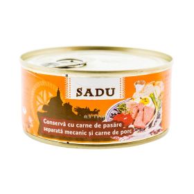Conservă cu carne de pasăre Sadu -  300gr