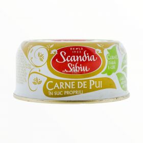 Conservă de carne de pui în suc propriu Sibiu - 300gr