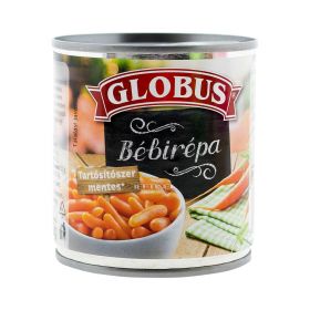 Conservă de morcovi baby Globus - 200g/130gr
