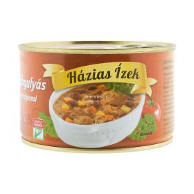 Conservă gulaș cu fasole și carne de porc Házias Ízek - 400gr