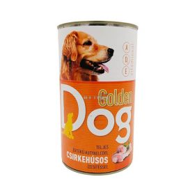Conservă pentru câini Golden Dog cu gust de pui - 1240gr