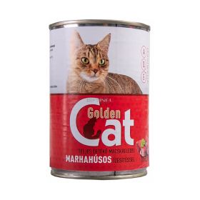 Conservă pentru pisici Golden Cat cu gust de vită - 415gr