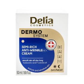 Cremă antirid Delia Semi-Rich Anti-Wrinkle - 50ml