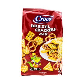 Croco Brezel Crackers Mix - 250gr