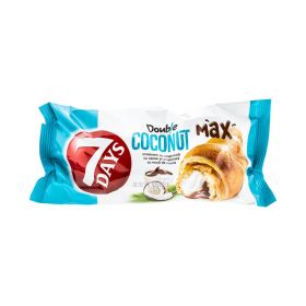 Croissant 7Days Double Coconut cu cremă de cacao și cocos - 80gr