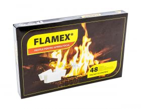 Cubulețe pentru aprins focul Flamex - 48buc
