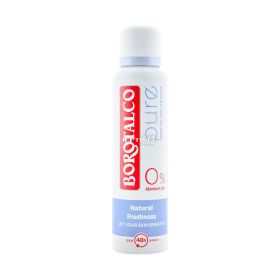 Deodorant spray unisex Borotalco Pure Natural Freshness 0% - 150ml