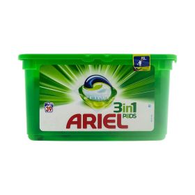 Detergent capsule de rufe Ariel Mountain Spring 3în1 - 39buc