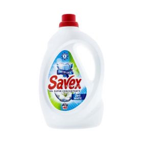 Detergent lichid de rufe Savex 2în1 White (40 spălări) - 2.2L