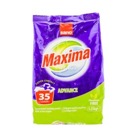 Detergent praf pentru rufe SanoMaxima Advance - 1.25kg