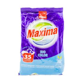 Detergent praf pentru rufe SanoMaxima Bio Color - 1.25kg
