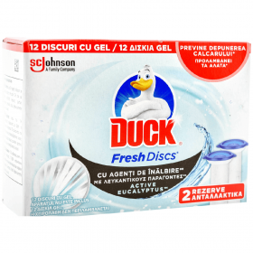 Odorizant WC Duck Eucalyptus fresh discs 2x36ml - 2buc