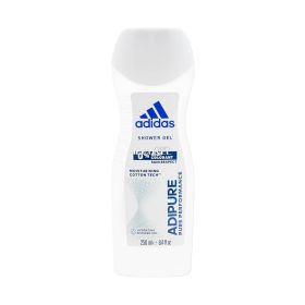 Gel de duș pentru femei Adidas Adipure 0% săpun & colorant - 250ml