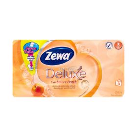 Hârtie igienică 3 straturi Zewa Deluxe Cashmere Peach - 8role
