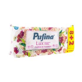 Hârtie igienică Florys Pufina Lux Grădină de Trandafiri - 8role