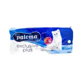 Hârtie igienică Paloma Exclusive Plus 3 straturi - 10role