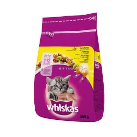Hrană uscată pentru pisici Whiskas Junior cu pui - 300gr