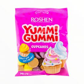 Jeleuri Roshen Yummi Gummi Cupcakes - 70gr