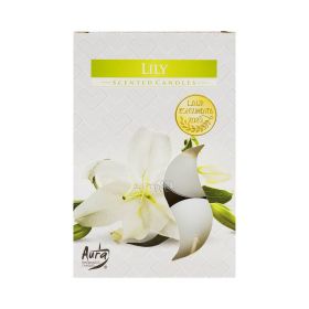 Lumânări parfumate Aura Lily - 6buc