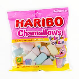 Marshmallow bezele Haribo Chamallows Tubular Colors - 90gr