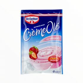 Mix pentru desert cu gust de căpșuni Creme Olé Dr. Oetker - 75gr