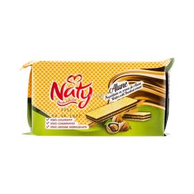 Napolitane cu cremă de alune Naty - 160gr