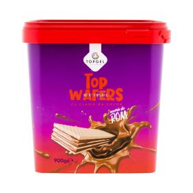 Napolitane cu cremă de cacao și rom Top Wafers - 900gr